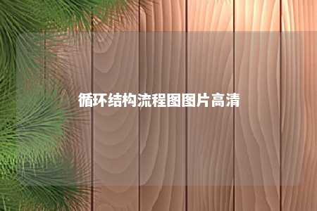 循环结构流程图图片高清 